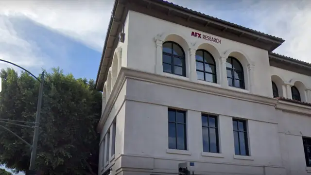 The AFX Research, LLC offices at 999 Monterey Street in San Luis Obispo, California